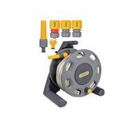 Hozelock 2412 30m Freestanding Compact Hose Reel + 25m of 12.5mm Hose HOZ2412