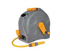 Hozelock 2415 25m 2-in-1 Compact Hose Reel + 25m Of Starter Hose - Multi Colour - Multi Colour - One Size