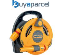 Hozelock Micro Hose Reel with Hose Hosepipe Holder Plants Watering Outdoor