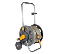 Hozelock 2435 60M Assembled Hose Cart & 50M Of 12.5Mm Hose in Grey Hozelock Grey