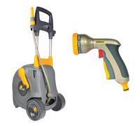 Hozelock 2450P0000 Wheeled Fast Cart with 40m hose HOZELOCK Multi Plus Spray Gun