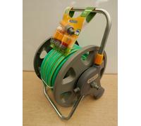 Hozelock 2499 free standing hose reel + 30m ULTRAFLEX hose
