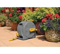 Hozelock 25M Compact 2in1 Wall Mounted Reel with Hose Perfect Watering Solution