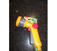 HOZELOCK - Multi-Jet Spray Gun : Ideal for Daily Use, Multi-Tasking Gun, Locking Function and Flow Control, 5 Patterns: Cone, Jet, Fast Fill, Fine Rose Flat [100-003-862]