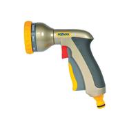 Hozelock 2691 Multi Plus Spray Gun 8 Spray Patterns Metal Ergonomic Grip