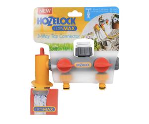 Hozelock 3 Way Tap Connector FLOW MAX (2250) Brand-new ￼