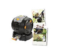 Hozelock EASY MIX 2 in 1 Tumbling Composter 100l
