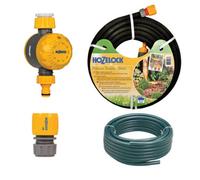 Hozelock 6764 25M Standard Soaker Porous Hose Kit - 2210 Water Timer, 15M Hose
