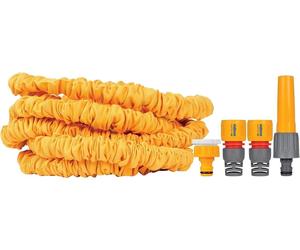 Hozelock 7.5m Superhoze Expandable Anti Kink Hose with Connectors and Jet Nozzle