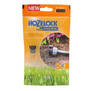 Hozelock 7016 Easy Drip End Plug Pack of 2 - Garden Watering Irrigation