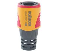 Hozelock Aquastop Hose Pipe Connector 12.5mm ½" - Auto Shut-Off Quick Fit