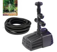 Hozelock Cascade 4000 Fountain & Waterfall Pond Pump 3344 Fish Filter & 5M Hose