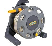 Hozelock Compact 25m Garden Hose Reel Set | Lightweight & Portable Hose Pipe with 13mm Reinforced Hose | Includes Spray Nozzle & Tap Connectors - 100-000-898