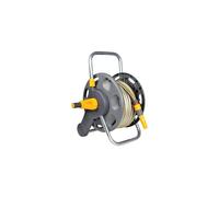 HOZELOCK - Compact Hose Reel 25m (ø 12.5 mm) : Integrated Handle, Supplied with 25m of Multi-purpose Hose, Fittings and Nozzle, Max