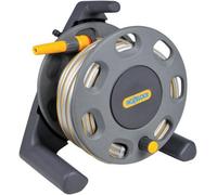 Hozelock Compact Hose Reel 25M Freestanding Garden Hose With Nozzle Fittings And Integrated Carry Handle 30M Capacity 100-000-898