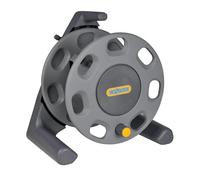 Hozelock Compact Floor Standing Hose Reel 1/2" / 12.5mm 25m Grey & Yellow