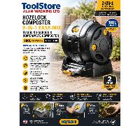 Hozelock Composter 2-1 Easy-Mix Tumbling Garden & Home Waste Compo