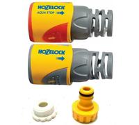 Hozelock Connector Starter Pack Tap Connector Hose End & AquaStop 12.5mm & 15mm