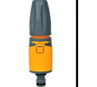 Hozelock Deluxe Hose Nozzle Plus Adjustable Spray Quick Connect Male Connector