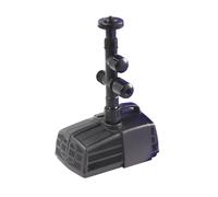 HOZELOCK - Fountain & Cascade Pond Pump 1500 LPH : Ideal for Medium-sized Ponds, Adjustable Flow Rate and Cascade/fountain Angle, Anti-clog Foam Free