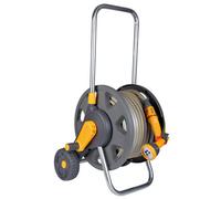 Hozelock Grey & Yellowhose Pipe & Cart Set 40M