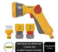 Hozelock Gun Starter Set, HOZ23400000 Multi-Function Spray Gun Starter Set 2340