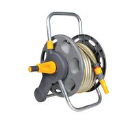 Hozelock Floor Standing Hose Reel 1/2" / 12.5mm 25m Grey & Yellow