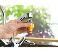 Hozelock Indoor Kitchen Threaded Tap Connector 2159 24mm Diameter