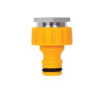 Hozelock Indoor Threaded Tap Connector 22mm - 100-000-784 in Yellow Hozelock Yellow