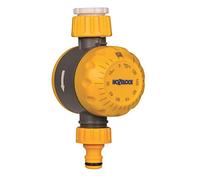HOZELOCK - Manual Countdown Timer for Watering: Mechanical Switch, Compatible with Ø 21mm (1/2"), Ø 26.5mm (3/4") or Ø 33.3mm (1") Water Taps, Watering Duration 5 to 120 Min, Easy Connection [2210]