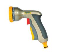 Hozelock Metal Multi Rose Head Gun 2691 Garden Watering 8 Spray Patterns
