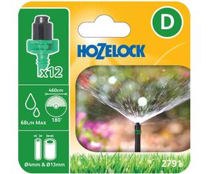 Hozelock MICRO 180° Micro Spray Jet 5/32" / 4mm Pack of 12