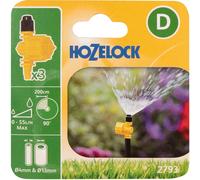Hozelock MICRO 90° Varijet Adjustable Spray Jet 5/32" / 4mm Pack of 3