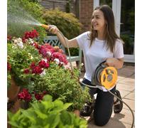 Hozelock Micro Hose Reel with Hose Hosepipe Holder Plants Watering Outdoor