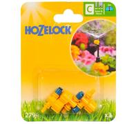 Hozelock 180 Degree Adjustable Micro Jet, 4/13 mm - Pack of 3