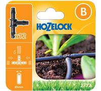 Hozelock MICRO T Piece Connector 5/32" / 4mm Pack of 12