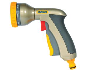 HOZELOCK - Multi-Jet Spray Gun Plus : Ergonomic, Extremely Compact Metal Multi-task Gun for Ease of Use, Lockable: 9 Spray Patterns [2691P6001]