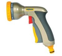 Hozelock Multi Plus Metal Hose Spray Gun in Pale Grey Hozelock Pale Grey