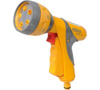 Hozelock Multi Spray Plus Garden Hose Gun 6 Patterns Lockable Trigger Flow Control Soft Touch Handle Durable Watering 100-001-229