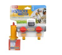 HOZELOCK - Multi-Tap Connector 2-Way : Ideal for Creating 2 Circuits on a Single Tap, With Independent Flow Valve for Each Outlet [2252 0000]
