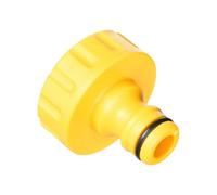 Hozelock Outdoor 1" Outdoor Tap Connector 33.3mm Threaded Male Adapter For Garden Hose Quick Connect Durable Leak Free