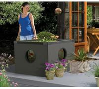 Hozelock 3085 0000 Above Ground Outdoor Fish Pond, Black