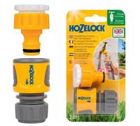 Hozelock Outdoor Tap Connector Kit & Hose Connector 12.5mm To 15mm Soft Touch Watertight Non Slip Easy Fit Fittings - 100-000-553