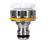 HOZELOCK - Outdoor Tap Connector Pro Metal ø 21mm - ø 26,5mm (1/2"- 3/4
