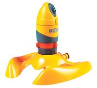 HOZELOCK Plastic Sprinkler Rotating Pro 314 m? : Large-area Base-mounted Spray Sprinkler (? 20m),Ultra Even Coverage thanks to Hydraulic Motor and 2
