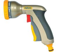 Hozelock Premium Spray Gun Collection - 8 Multi-Pattern Garden Hose Guns with Lockable Trigger & Flow Control - Multiple Styles Available (Multi-Jet Spray Gun Plus - 100-001-243)