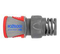 Hozelock AquaStop "Metall Pro" Connector, Grey, 15/19 mm