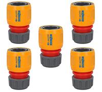 Hozelock Quick Release Aqua Water Stop Garden Hose Pipe Connector Fitting 5pc