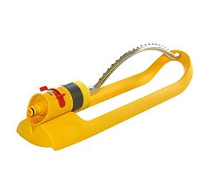 HOZELOCK - Rectangular Oscillating Sprinkler Plus 260 m² : Large-area Spray Sprinkler, Ideal for Lawns and Established Plants, Adjustable Oscillation Zone: 20 Jets For Uniform Watering [2975P0000]