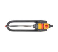 HOZELOCK - Rectangular Sprinkler Plus 220 M: Ultra Coverage, Sprinkler on Sled, Ideal for Lawns, Adjustable Oscillation Zone: 16 Jets For Uniform Watering [100-100-250]